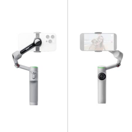 Insta360 Flow 2 Pro Grey - gimbal, stabilizator obrazu, do smartfona, DeepTrack 4.0_Gimbal z przodu i z tyłu_3